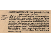 Słynny sejm w Radomiu. 1505 r.