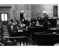 Pierwsze posiedzenie w Sali Posiedzeń. 1928